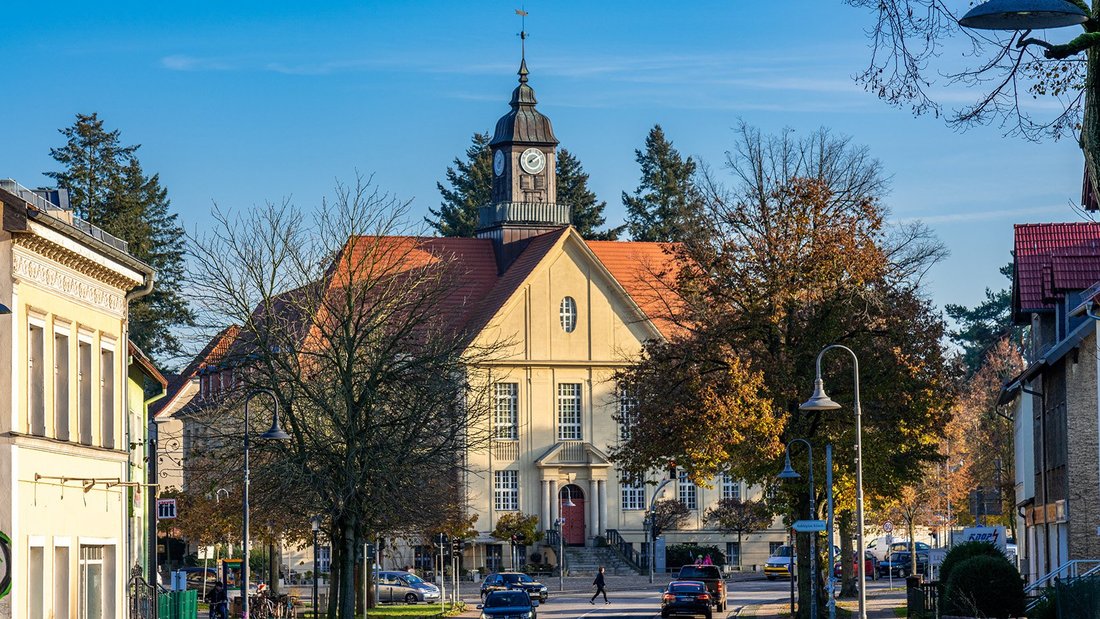 Das Rathaus der Gemeinde Birkenwerder