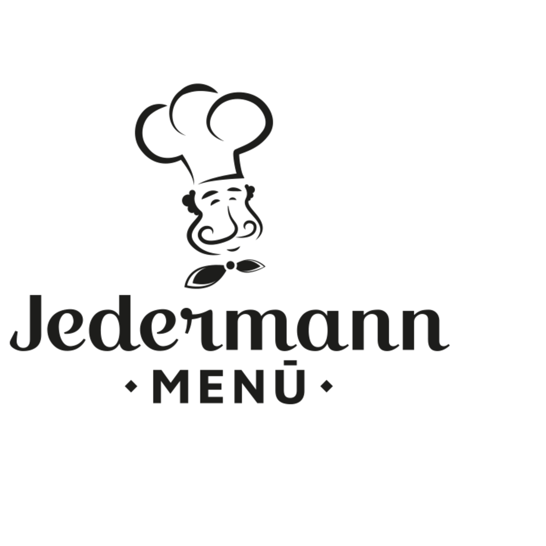 Jedermann Logo - schwarz