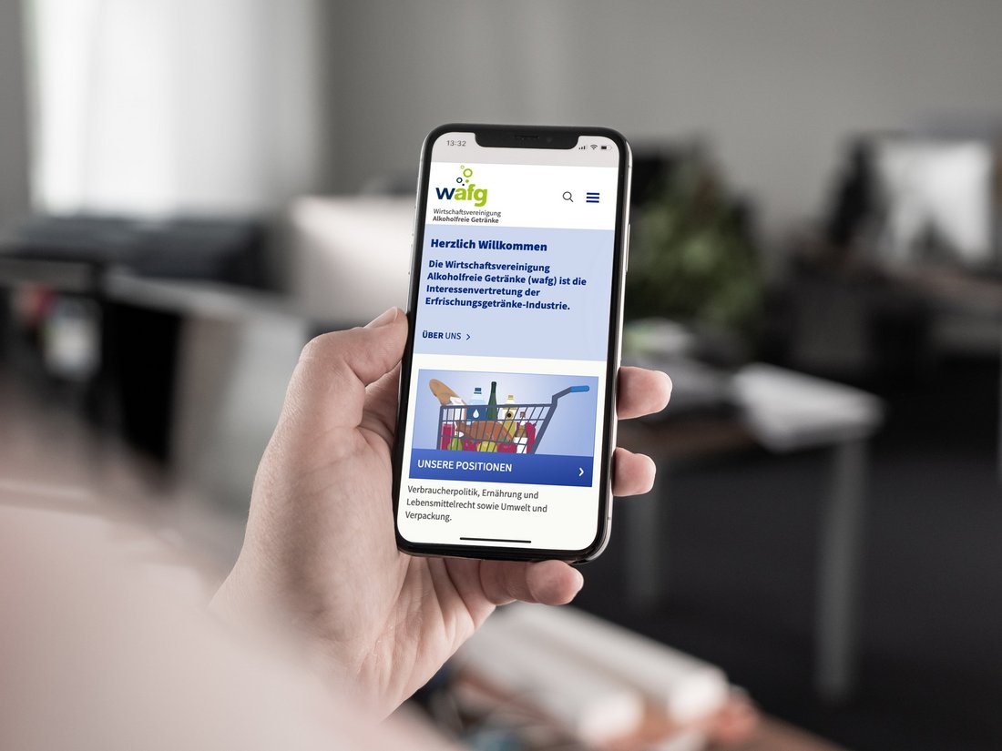 wafg Website Mobile Ansicht